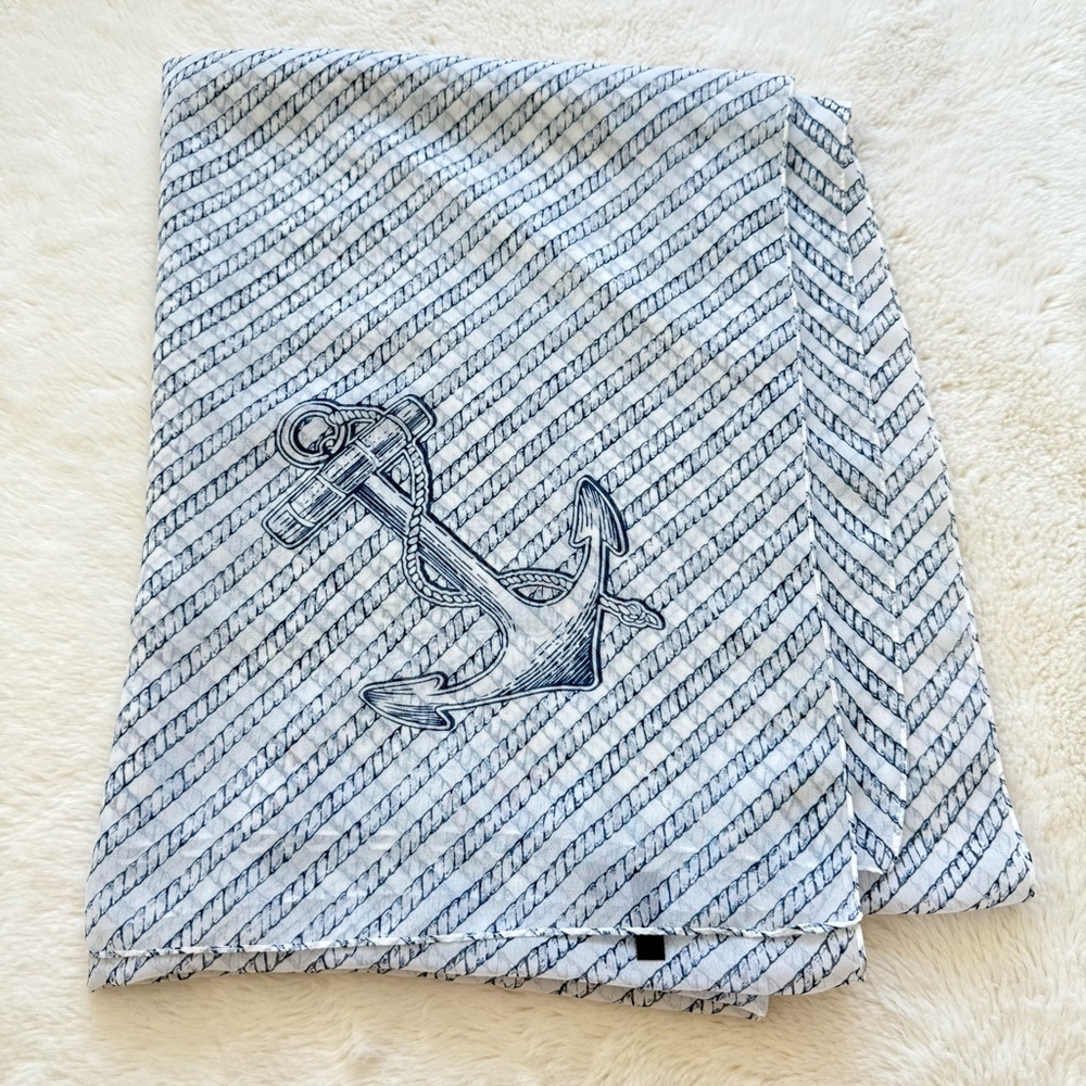 Nautical square scarf